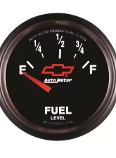 AutoMeter GAUGE; FUEL LEVEL; 2 1/16in.; 0OE TO 90OF; ELEC; CHEVY RED BOWTIE; BLACK                                     - 3613-00406 - Image 6