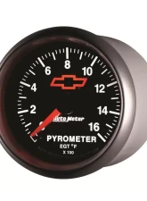 AutoMeter GAUGE; PYROMETER (EGT); 2 1/16in.; 1600deg.F; STEPPER MOTOR; CHEVY RED BOWTIE; B                                     - 3644-00406 - Image 2