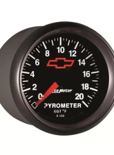 AutoMeter GAUGE; PYROMETER (EGT); 2 1/16in.; 2000deg.F; STEPPER MOTOR; CHEVY RED BOWTIE; B                                     - 3645-00406 - Image 5