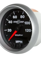 AutoMeter GAUGE; SPEEDOMETER; 3 3/8in.; 140MPH; GPS; SPORT-COMP II                                     - 3680 - Image 2