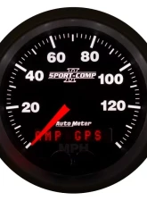 AutoMeter GAUGE; SPEEDOMETER; 3 3/8in.; 140MPH; GPS; SPORT-COMP II                                     - 3680 - Image 4