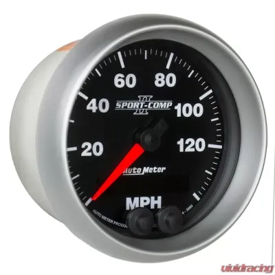 AutoMeter GAUGE; SPEEDOMETER; 3 3/8in.; 140MPH; GPS; SPORT-COMP II - 3680