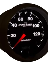 AutoMeter GAUGE; SPEEDOMETER; 3 3/8in.; 140MPH; GPS; SPORT-COMP II                                     - 3680 - Image 6