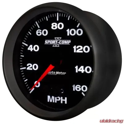AutoMeter GAUGE; SPEEDOMETER; 5in.; 160MPH; GPS; SPORT-COMP II - 3681