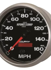 AutoMeter GAUGE; SPEEDOMETER; 5in.; 160MPH; ELEC. PROGRAMMABLE; SPORT-COMP II                                     - 3689 - Image 2