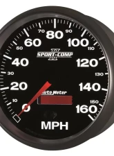 AutoMeter GAUGE; SPEEDOMETER; 5in.; 160MPH; ELEC. PROGRAMMABLE; SPORT-COMP II                                     - 3689 - Image 3