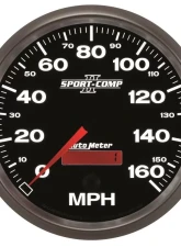 AutoMeter GAUGE; SPEEDOMETER; 5in.; 160MPH; ELEC. PROGRAMMABLE; SPORT-COMP II                                     - 3689 - Image 4