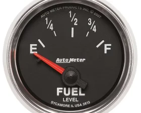 AutoMeter GAUGE; FUEL LEVEL; 2 1/16in.; 0OE TO 90OF; ELEC; GS