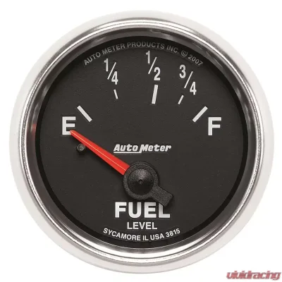 AutoMeter GAUGE; FUEL LEVEL; 2 1/16in.; 73OE TO 10OF; ELEC; GS - 3815