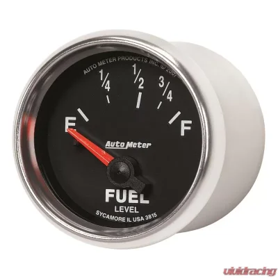 AutoMeter GAUGE; FUEL LEVEL; 2 1/16in.; 73OE TO 10OF; ELEC; GS - 3815