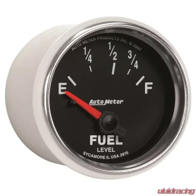 AutoMeter GAUGE; FUEL LEVEL; 2 1/16in.; 73OE TO 10OF; ELEC; GS - 3815