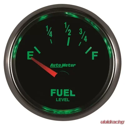 AutoMeter GAUGE; FUEL LEVEL; 2 1/16in.; 73OE TO 10OF; ELEC; GS - 3815