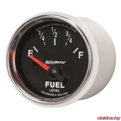 AutoMeter GAUGE; FUEL LEVEL; 2 1/16in.; 240OE TO 33OF; ELEC; GS - 3816