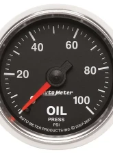 AutoMeter GAUGE; OIL PRESSURE; 2 1/16in.; 100PSI; MECHANICAL; GS                                     - 3821 - Image 6