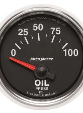 AutoMeter GAUGE; OIL PRESSURE; 2 1/16in.; 100PSI; ELECTRIC; GS                                     - 3827 - Image 5