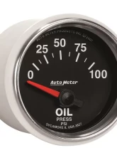 AutoMeter GAUGE; OIL PRESSURE; 2 1/16in.; 100PSI; ELECTRIC; GS                                     - 3827 - Image 4
