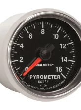 AutoMeter GAUGE; PYROMETER (EGT); 2 1/16in.; 1600deg.F; DIGITAL STEPPER MOTOR; GS                                     - 3844 - Image 5