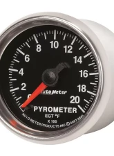 AutoMeter GAUGE; PYROMETER (EGT); 2 1/16in.; 2000deg.F; DIGITAL STEPPER MOTOR; GS                                     - 3845 - Image 2