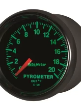 AutoMeter GAUGE; PYROMETER (EGT); 2 1/16in.; 2000deg.F; DIGITAL STEPPER MOTOR; GS                                     - 3845 - Image 3