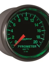 AutoMeter GAUGE; PYROMETER (EGT); 2 1/16in.; 2000deg.F; DIGITAL STEPPER MOTOR; GS                                     - 3845 - Image 6