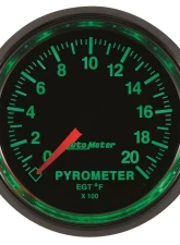 AutoMeter GAUGE; PYROMETER (EGT); 2 1/16in.; 2000deg.F; DIGITAL STEPPER MOTOR; GS                                     - 3845 - Image 4