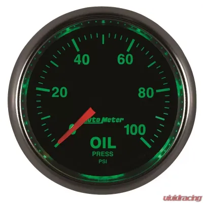 AutoMeter GAUGE; OIL PRESSURE; 2 1/16in.; 100PSI; DIGITAL STEPPER MOTOR; GS - 3853