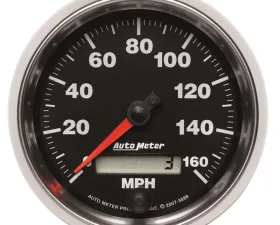AutoMeter GAUGE; SPEEDOMETER; 3 3/8in.; 160MPH; ELEC. PROGRAMMABLE; GS