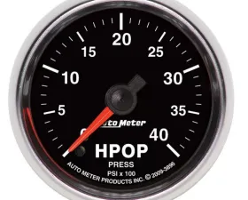 AutoMeter GAUGE; HIGH PRESS. OIL PUMP PRESS.; 2 1/16in.; 4KPSI; DIGITAL STEPPER MOTOR; GS