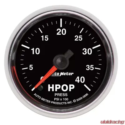 AutoMeter GAUGE; HIGH PRESS. OIL PUMP PRESS.; 2 1/16in.; 4KPSI; DIGITAL STEPPER MOTOR; GS - 3896