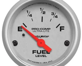 AutoMeter GAUGE; FUEL LEVEL; 2 1/16in.; 0OE TO 90OF; ELEC; ULTRA-LITE