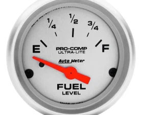 AutoMeter GAUGE; FUEL LEVEL; 2 1/16in.; 240OE TO 33OF; ELEC; ULTRA-LITE