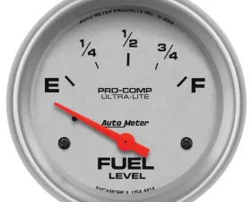 AutoMeter GAUGE; FUEL LEVEL; 2 5/8in.; 0OE TO 90OF; ELEC; ULTRA-LITE