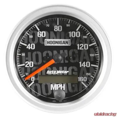 AutoMeter GAUGE; SPEEDO; 3 3/8in.; 160MPH; ELEC. PROGRAM W/LCD ODO; HOONIGAN - 4488-09000