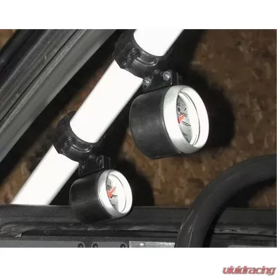 AutoMeter GAUGE MOUNT; ROLL POD FOR 1.625in. ROLL CAGE; FITS 2 1/16in. GAUGE; BLACK - 48003