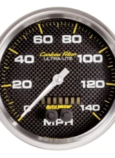 AutoMeter GAUGE; SPEEDOMETER; 5in.; 140MPH; GPS; CARBON FIBER                                     - 4881 - Image 2