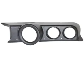AutoMeter GAUGE MOUNT; DASH TOP; TRIPLE; (5in. PEDESTAL TACH; 2 5/8in.X2); MUSTANG 87-93 F Ford