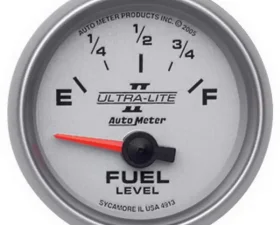 AutoMeter GAUGE; FUEL LEVEL; 2 1/16in.; 0OE TO 90OF; ELEC; ULTRA-LITE II