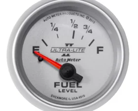 AutoMeter GAUGE; FUEL LEVEL; 2 1/16in.; 16OE TO 158OF; ELEC; ULTRA-LITE II