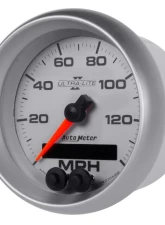 AutoMeter GAUGE; SPEEDOMETER; 3 3/8in.; 140MPH; GPS; ULTRA-LITE II                                     - 4980 - Image 2