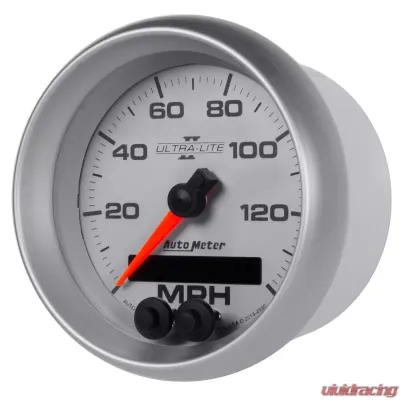 AutoMeter GAUGE; SPEEDOMETER; 3 3/8in.; 140MPH; GPS; ULTRA-LITE II - 4980