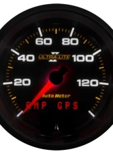 AutoMeter GAUGE; SPEEDOMETER; 3 3/8in.; 140MPH; GPS; ULTRA-LITE II                                     - 4980 - Image 4