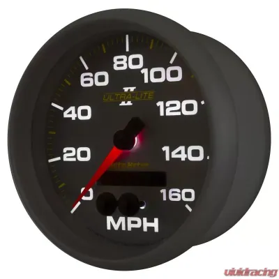 AutoMeter GAUGE; SPEEDOMETER; 5in.; 160MPH; GPS; ULTRA-LITE II - 4981