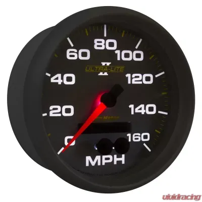AutoMeter GAUGE; SPEEDOMETER; 5in.; 160MPH; GPS; ULTRA-LITE II - 4981