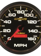 AutoMeter GAUGE; SPEEDOMETER; 5in.; 160MPH; ELEC. PROGRAMMABLE; ULTRA-LITE II                                     - 4989 - Image 4