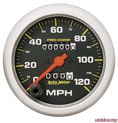 AutoMeter GAUGE; SPEEDOMETER; 3 3/8in.; 120MPH; MECHANICAL; PRO-COMP - 5152