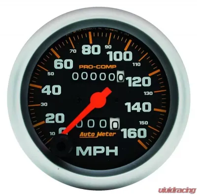 AutoMeter GAUGE; SPEEDOMETER; 3 3/8in.; 160MPH; MECHANICAL; PRO-COMP - 5153