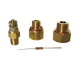 AutoMeter GAUGE INSTALL KIT FOR LS ENGINES; INCL. FITTINGS; SHORT TEMP SENSOR; MANUAL
