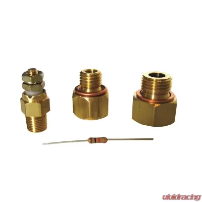 AutoMeter GAUGE INSTALL KIT FOR LS ENGINES; INCL. FITTINGS; SHORT TEMP SENSOR; MANUAL - 5284