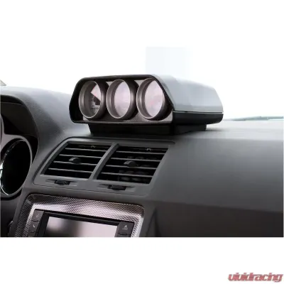 AutoMeter GAUGE MOUNT; DIRECT FIT DASH TOP; TRIPLE; 2 1/16in.; CHALLENGER Dodge Challenger 2008-2014 - 5287