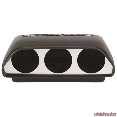 AutoMeter GAUGE MOUNT; UNIVERSAL DASH TOP; TRIPLE; 2 1/16in.; BLACK - 5288